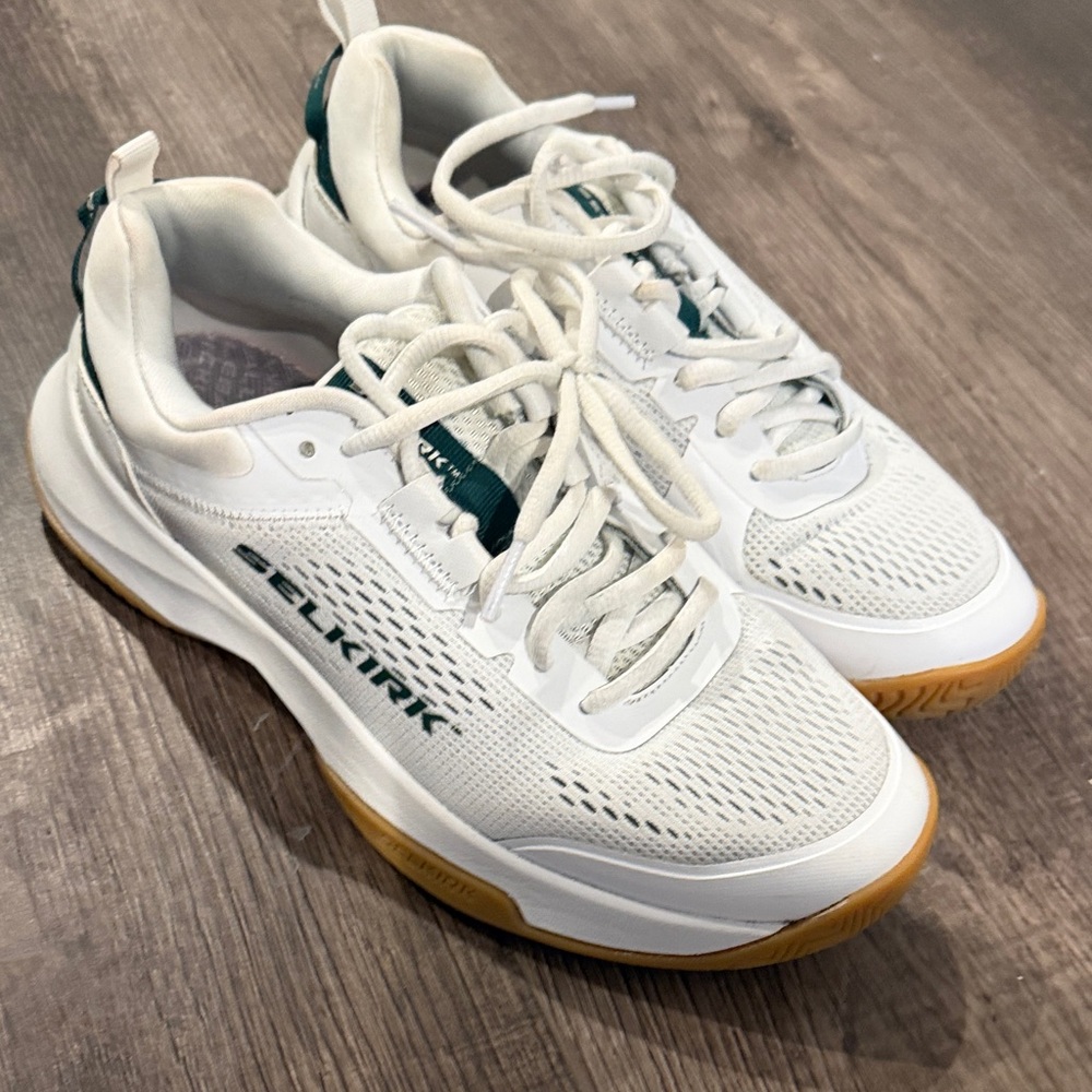 Selkirk Women’s White & Green Athletic Shoes